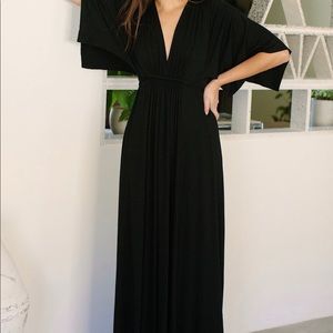 Rachel Pally Black Maxi Jersey Caftan size 1x